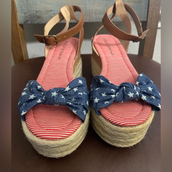 Moda Spana Taylor Wedge Sandal NEW never worn size 8M‎ 3” - Picture 3 of 15